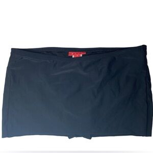 NWOT Elle Black Skirted Bikini Bottoms Size 8